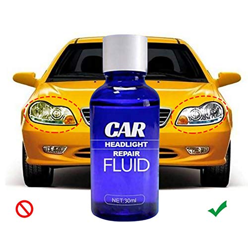 30Ml Car Headlamp Cleaner, Headlight Polish Spray Uv Protection Car Light Restoration Kit, Automotive Headlight Repair Fluid For Car Headlight Taillight #TOP6