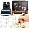 Wood Burning Kit, Preciva 937D Pyrography WoodBurning Toolset with ...
