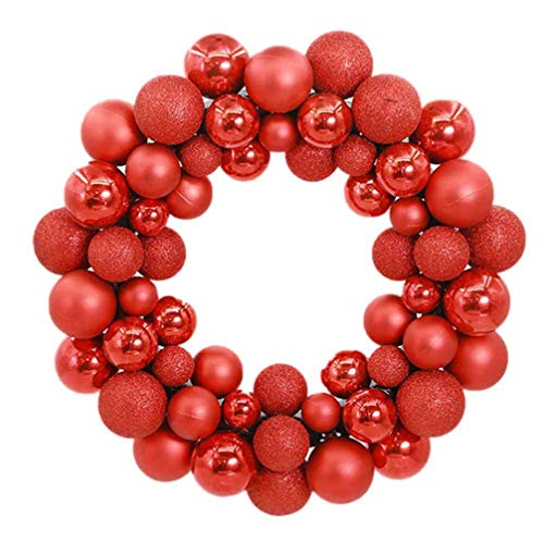 ABOOFAN Grinalda de bolas de Natal, guirlanda de Natal, lâmpadas de Natal, decoração de Natal, decor