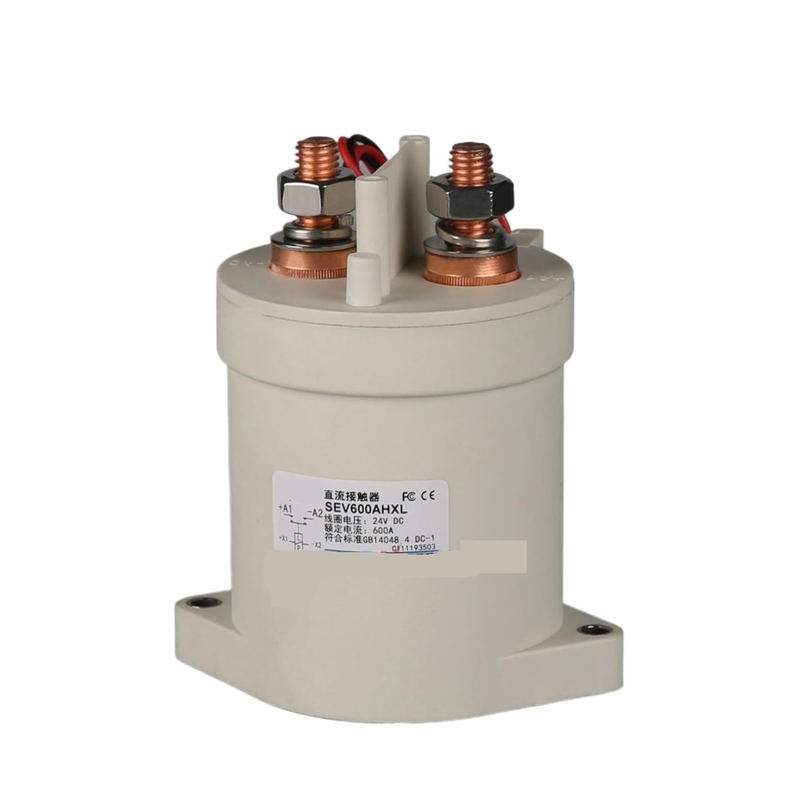 Contacteur CC haute tension 5-1000V SEV600BH avec contact 1NO à faible résistance de passage
