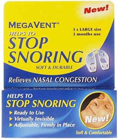 Megavent Stop Snoring (Large Size) - 3 sets