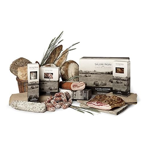 Panier cadeau gourmand "Un goût à découvrir", charcuterie typique italienne, Salumi Pasini, 3kg