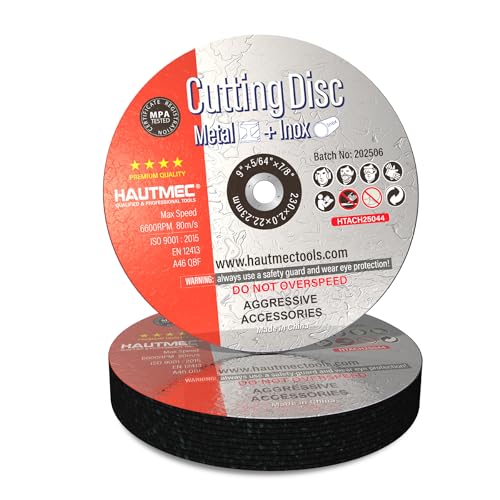 Disques de meulage fins HAUTMEC 230mm pour rénover vos structures en fer et barrières