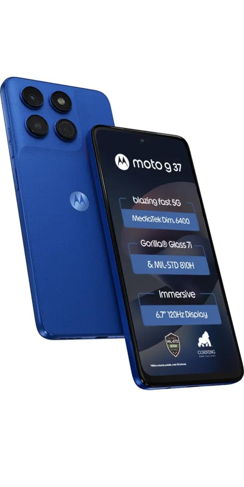 Motorola Moto g37 5G 64GB 4GB RAM Blue - Image 1