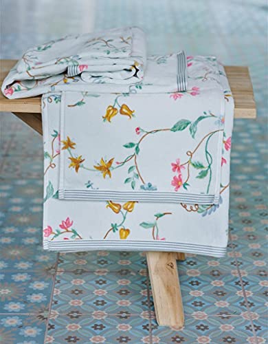 Preisvergleich Produktbild Pip Studio Gästehandtuch Les Fleurs / Weiß - 30 x 50