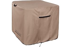 ULTCOVER Waterproof Square Air Conditioner Cover for Outside AC Units Size Upto...