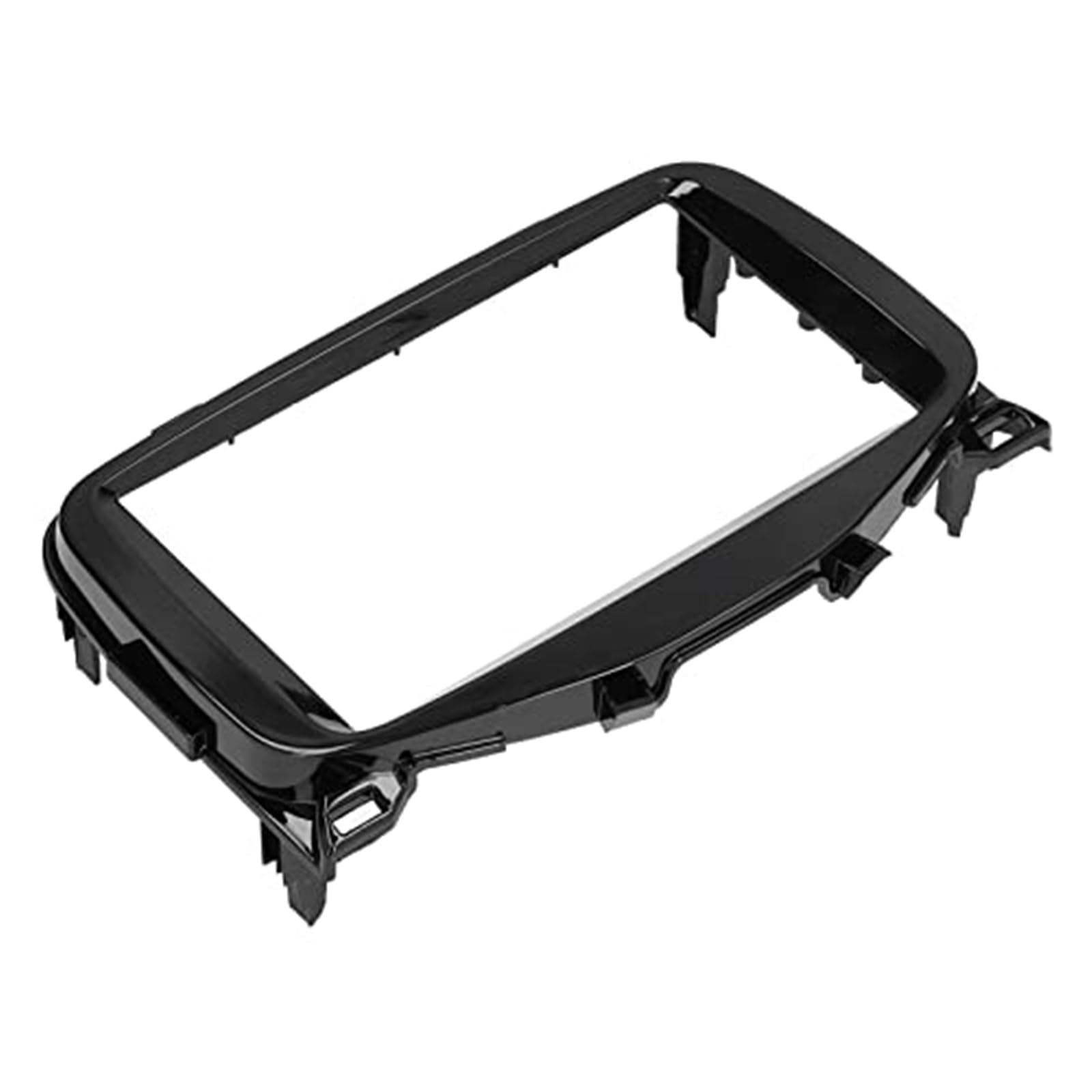 Kit de garniture de tableau de bord de voiture, panneau de façade d'autoradio stéréo GPS CD DVD, remplacement de cadre, for une installation 2DIN ultra-résistante et élégante AYGO 2014-2015 Tabl
