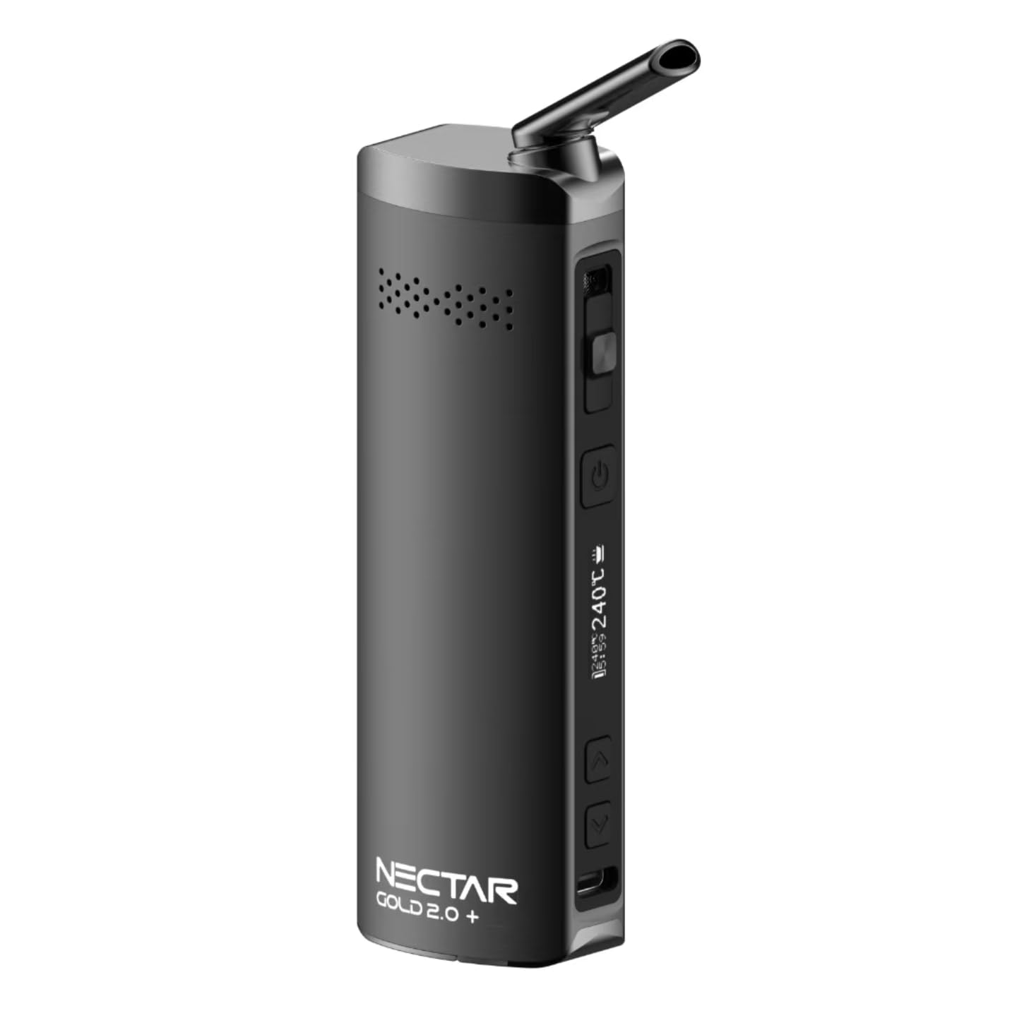 Nectar Gold 2.0+ Vaporizer für Kräuter und Extrakte | 3 Jahre Garantie | 3D-Heiztechnologie mit 15-Session-Akku, USB-C-Anschluss, Präzise Temperaturregelung, Einstellbarer Luftstrom