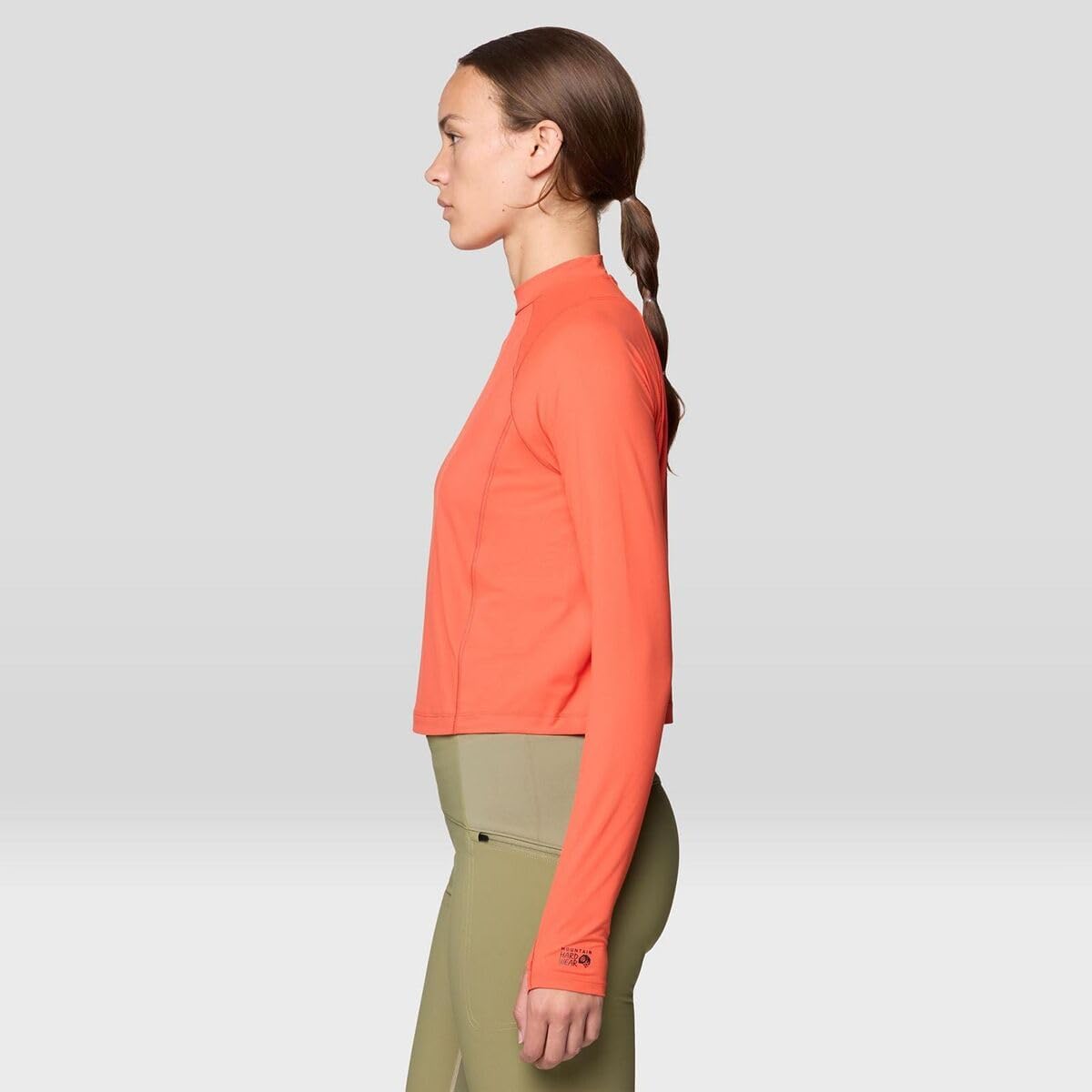 Mountain Hardwear womens Crater Lake Long Sleeve Crop - Image 3