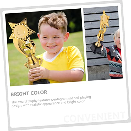 TOGEVAL Troféu Infantil Prêmio Criativo Troféu Esportivo Troféu Pentagrama Prêmio de Plástico Troféu