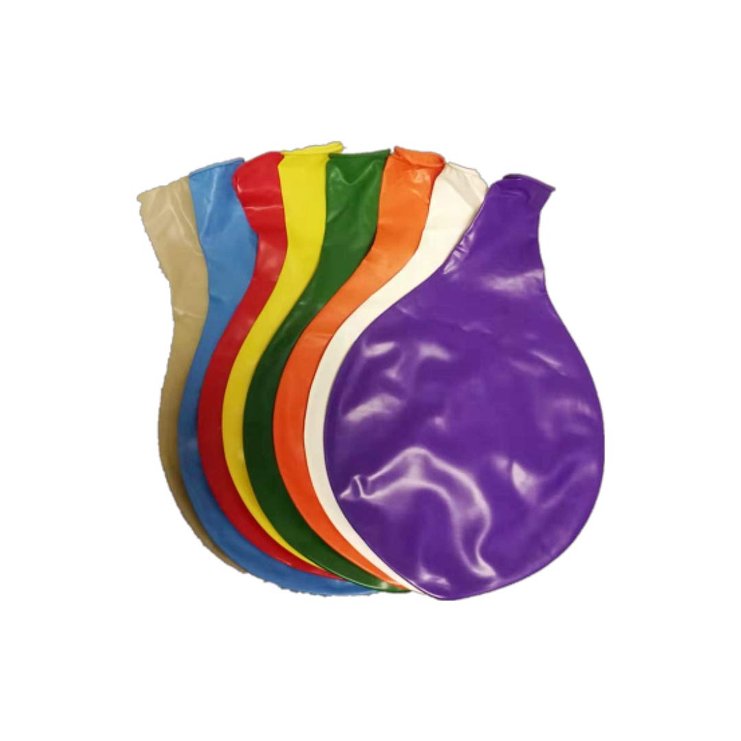 CHSYOO 8 x 36" giant balloons jumbo latex balloon big balloon for wedding birthday party baby shower, green purple orange red yellow white blue transparent