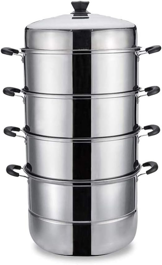 Multi-Layer Steamer Stainless Steel Steamer for Household Gas Stove 3-Layer 4-Layer Large Pot for Steamed Steamer