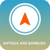 Präzise Navigation offline. Antigua und Barbuda GPS