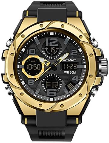 RORIOS Mens Sports Watches Waterproof Digital Watch with Alarm Timer Multifunction Luminous Wristwatches for Boy Men Electronic Men's Watches