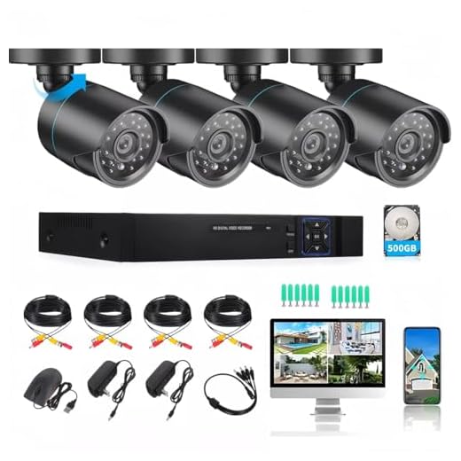 3000TVL Home Security Camera Set