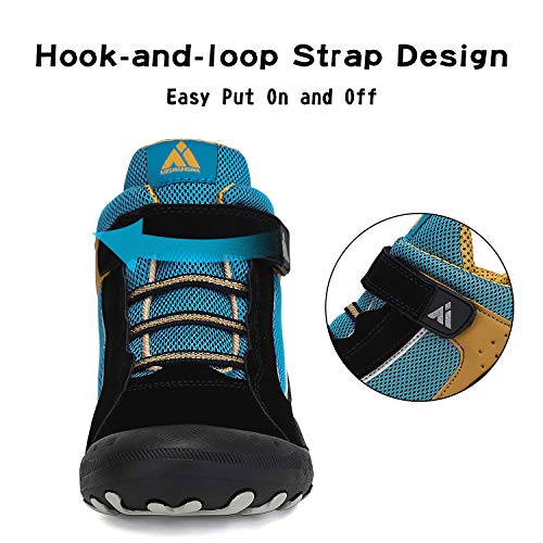 Mishansha KIDHIKINGN041BK27 Boy'S Ankle Hiking Boots Trekking Running Fashion Girl'S Sneaker Anti-Slip Breathable Casual Kid'S Walking Shoes Black 10 Toddler thumb #3