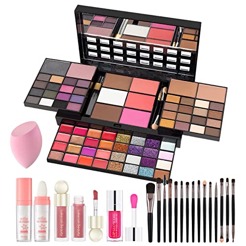 74 Colors Makeup Kit - Makeup Sets - Makeup palettes with 36 Eyes...