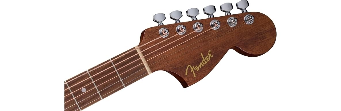 Fender California Standard Monterey Akustikgitarre Sapele-Decke schwarzes Schlagbrett