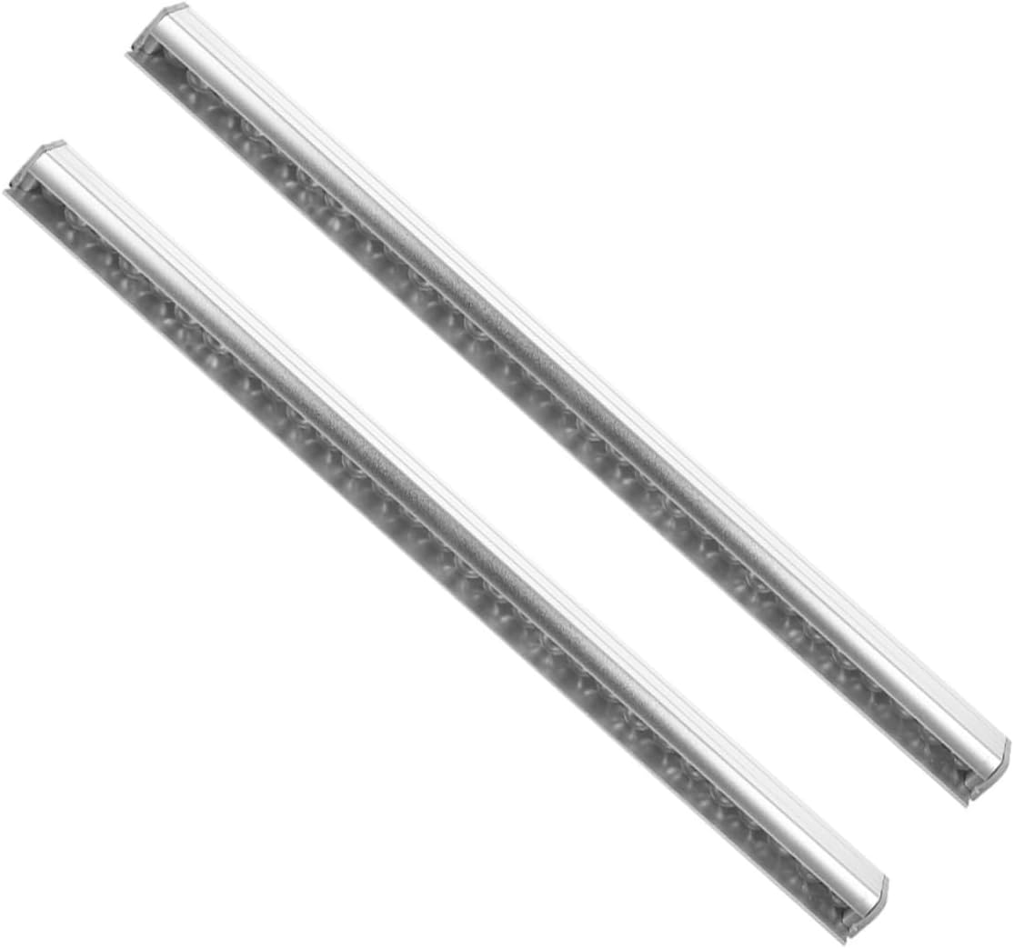 Garneck 2pcs Aluminum Alloy Clip Unit Restaurant Ticket Holder Strip Kitchen Order Holder Menu Board for Restaurant