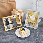 Fixwal 5x7 Picture Frame Set of 5, Vintage Photo Frame, Rustic Retro Picture Frame with Tempered Glass, Decorative Art on Walls and Tabletop Placement - Image 5