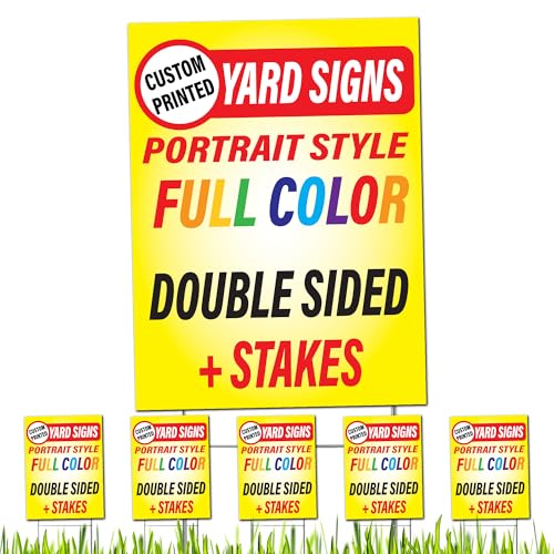 Portrait Yard Signs
