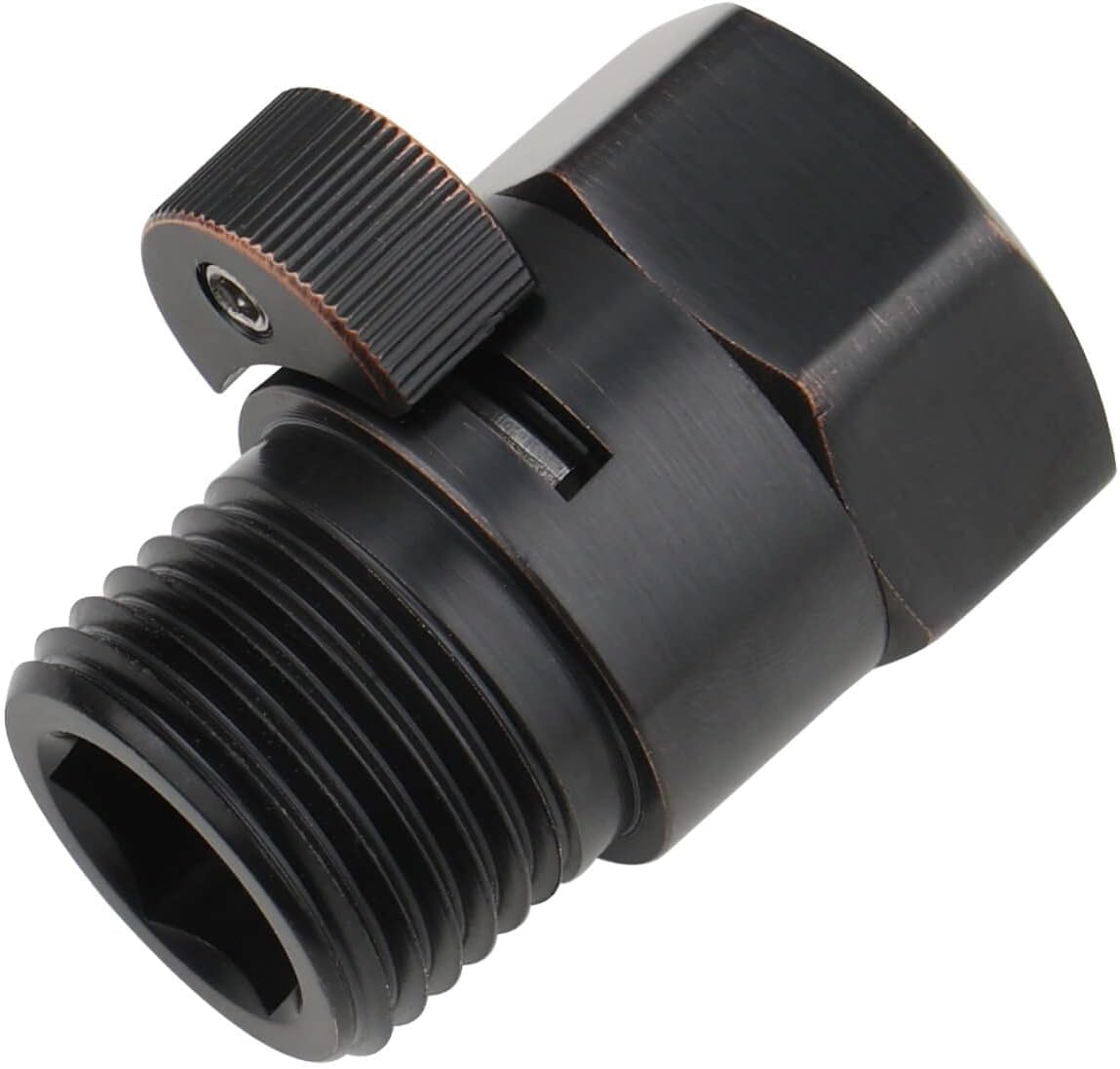 gotonovo Oil Rubbed Bronze Shower Head Shut Off Valve Water Flow