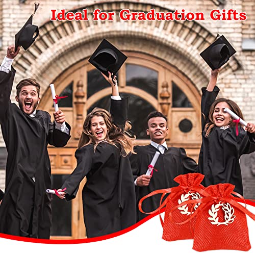 Annhao 30 Pezzi Bomboniere Laurea Sacchetti Iuta