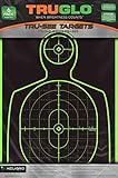 TRUGLO TRU-SEE Reactive Splatter Handgun Target, 12-Pack, Green