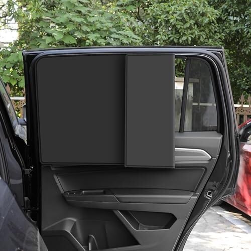 Parasoles Parasoles Laterales para Coche (Paquete De 4): Aislantes Térmicos, Resistentes A La Luz Y con Protección UV, Diseño Magnético