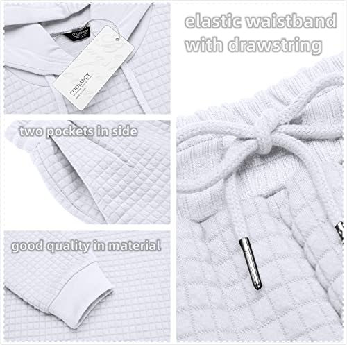 Coofandy Men's 2 Pieces Tracksuit Hoodie Sets Athletic Tracksuit Jogging Suits #TOP4