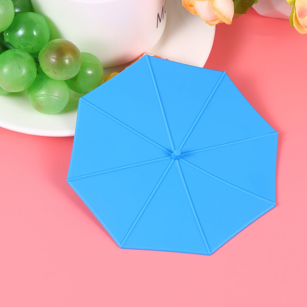 ABOOFAN 4 Set Di Coperchi Per Tazze in Silicone A Forma Di Ombrello Coperchi Per Tazze Da Caffè Per La Casa Sigillatura A Tenuta Stagna Facili Da Usare 5 Pezzi*4