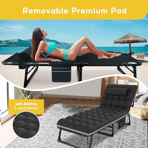 Camping-cots-Adjustable-Portable-Folding-Cot-with-Cozy-Mattress-and-Pillow-Outdoor-Portable-Folding-Lounge-Chair-Sleeping-Cots-Camping-Bed-for-Camping-Pool-Beach-Support-600-lbs-Black