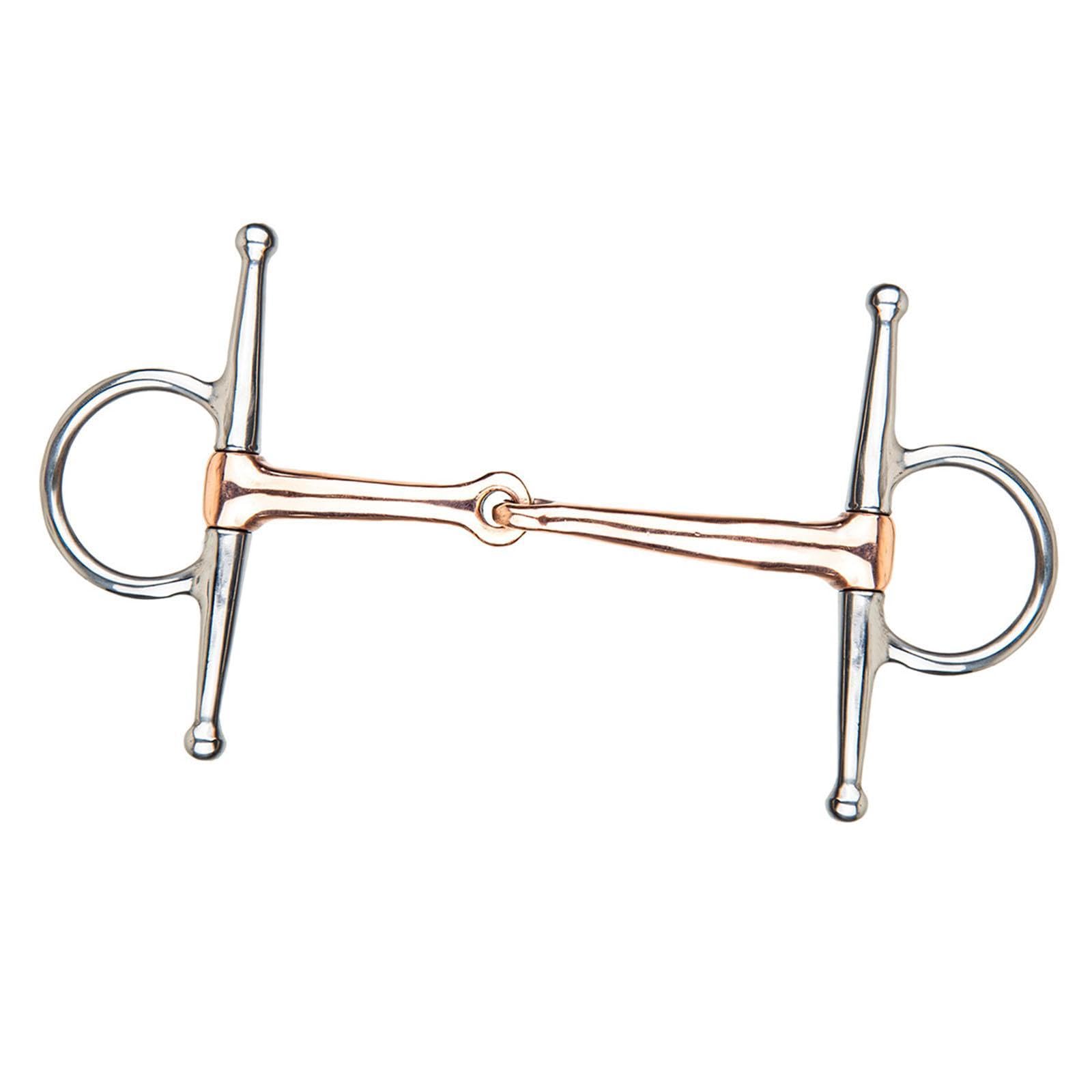 Fenteer Horse bit Snaffle de Metal con Boca Forma H para Caballo Elaborado en Acero Inoxidable Adecuado para Monta Entrenamiento Regalo Decoración14.2cm
