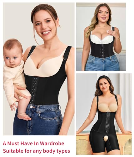 Gotoly Shapewear Bodysuit for Women Tummy Control Fajas Colombianas Waist Trainer Butt Lifter Thigh Slimmer Full Body Shaper4