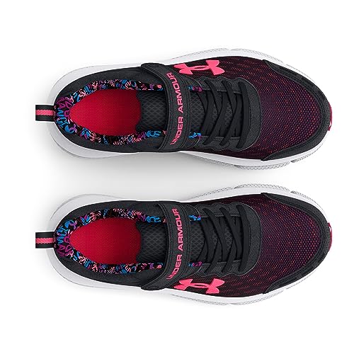 Under Armour Girl's Assert 10 AC (Little Kid) Black/Mystic Magenta/Pink Shock 2 Little Kid M2