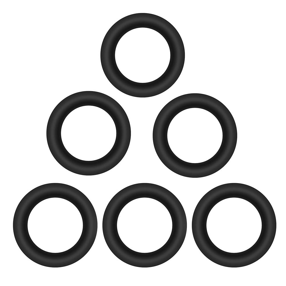 Fishing O Rings, 100pcs 9.7mm Rubber Wacky Rigging O Rings Washer Fishing Rod Connector Ring Soft Baits Neko Rig Accessory for Fishing Bite Alarm Tackle