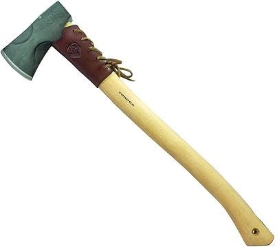 Condor Tool & Knife, Cloudburst Axe, 5-3/4in x 3-1/4in Blade, Wood Handle with Sheath