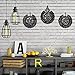 Yookeer 3 Pieces Islamic Wall Decor Muslim Gift Islamic Wall Art for Living Room Calligraphy Indoor Wooden Muslim Decor for Home Bedroom(Black)