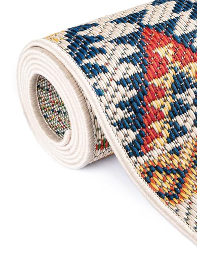 Tapete cuadrado Rugs.com 10 pies rojo medio miniatura 6