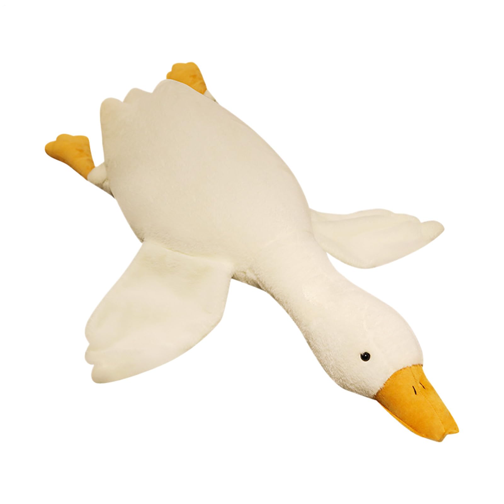 Duck Dog Toy | White Calming Pet Puppy Plush | Aggressive Chewer Dog Toys - for Boredom Relief Exercise Company Training Indoor Outdoor Play