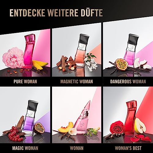 bruno banani Woman's Best – Eau de Toilette Natural Spray – Fruchtig-süßes Damen Parfüm – 1 er Pack (1 x 30ml)