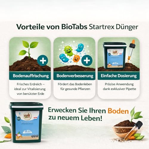 Substrat BioTabs Startrex 5000 g enrichi pour stimuler les racines
