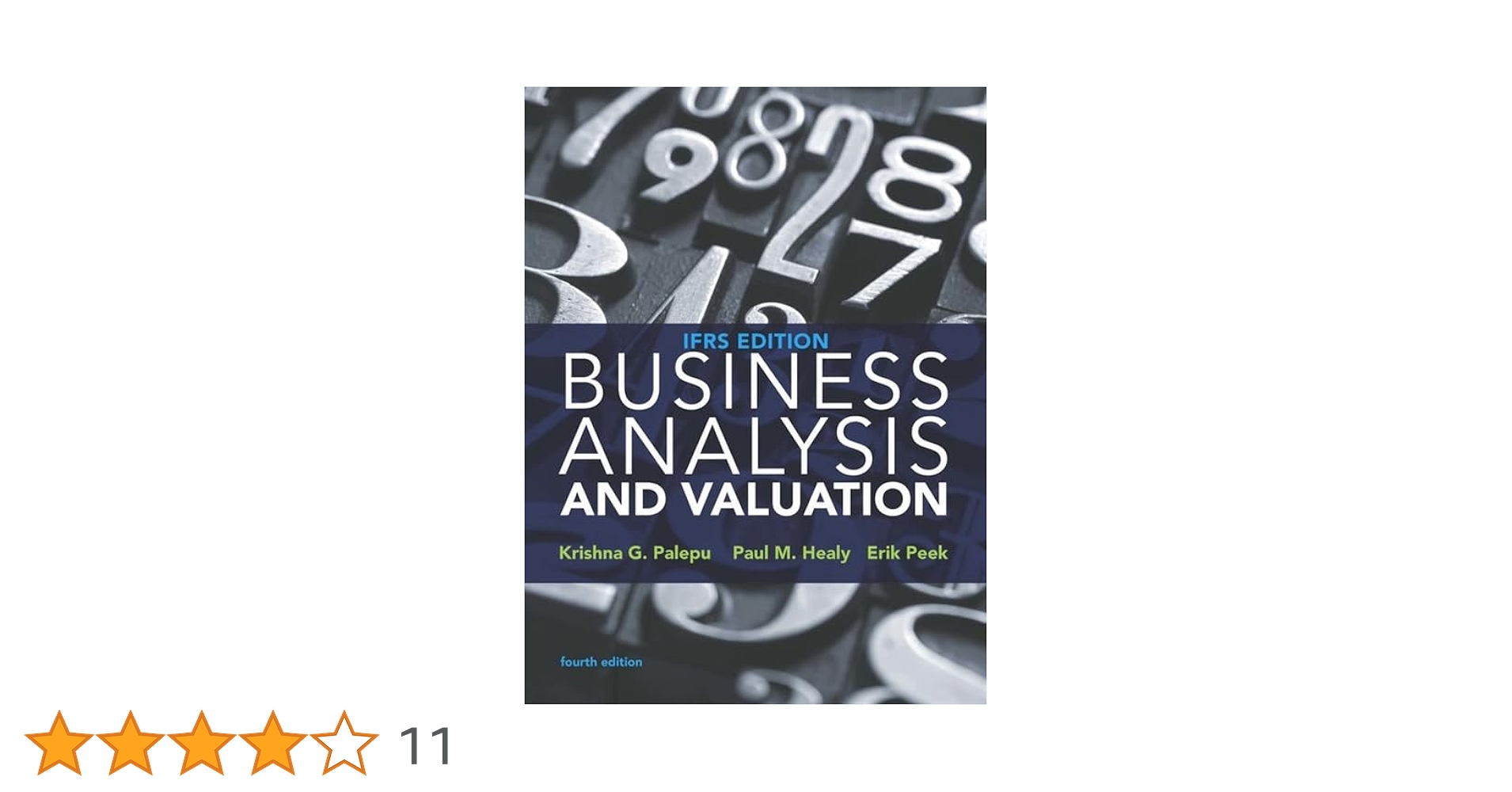 Business Analysis and Valuation: IFRS edition : Palepu