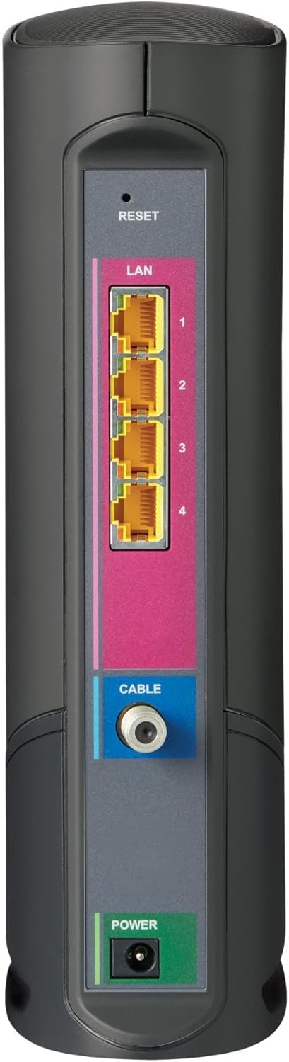 G34 Cable Modem Router Fast DOCSIS 3.1 (AX3000) 1 Gbps Max Internet Service for Approved for Comcast Xfinity, Cox, Charter Spectrum, & More 4 OFDM Channels