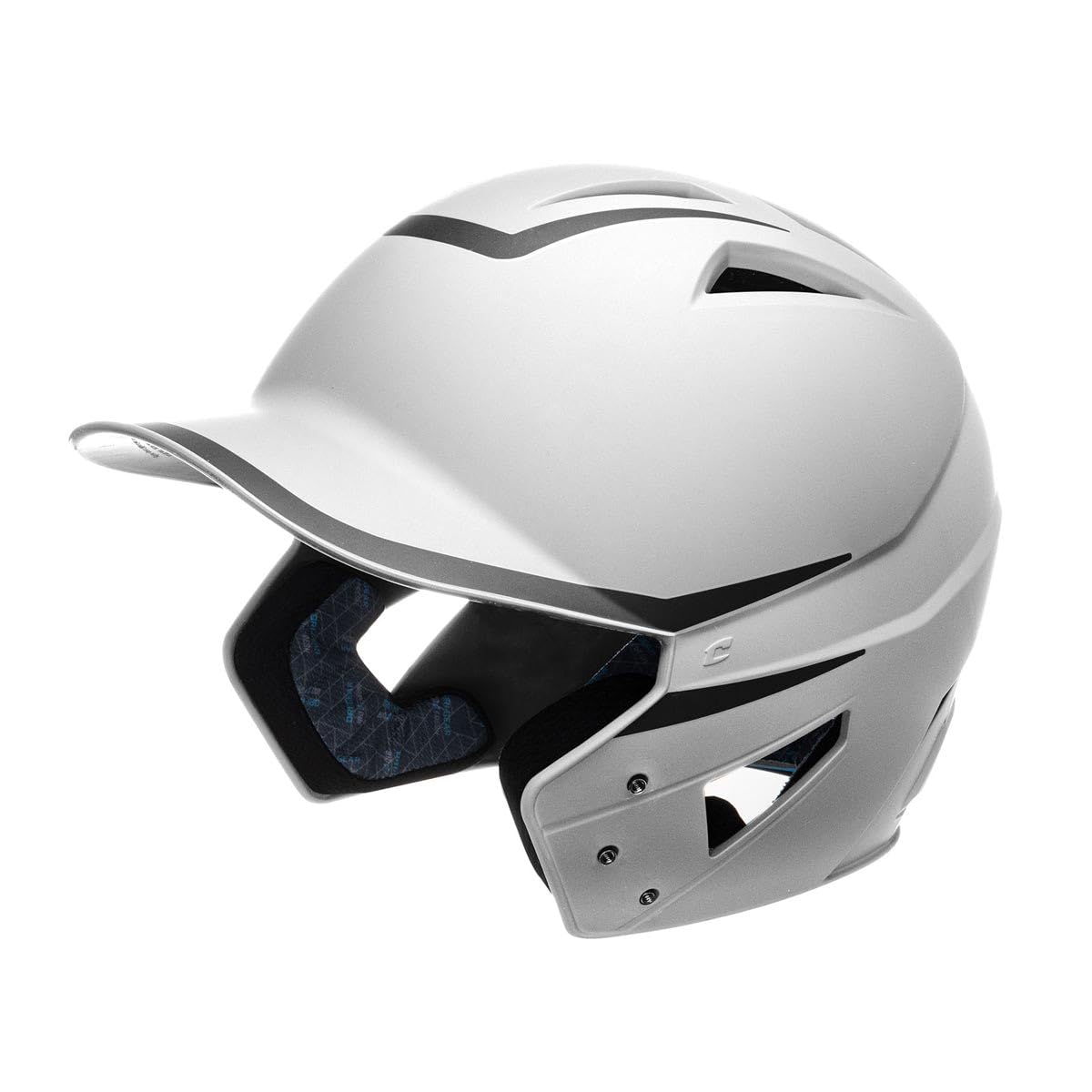CHAMPRO HX Legend Plus Performance - Casco de bateo de béisbol con protector de mandíbula extraíble en dos tonos, acabado mate