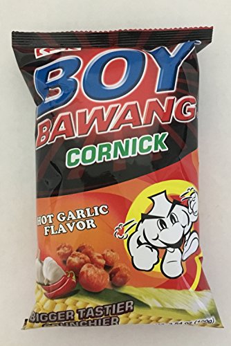 Boy Bawang Cornick Hot Garlic Flavor, 3.54 oz (Pack of 6)