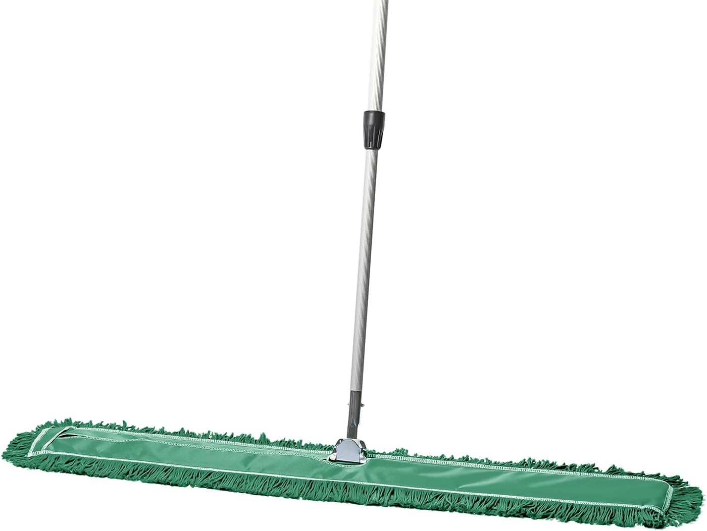 48 Inch Green Commercial Dust Mop & Floor Sweeper with Extendable Handle  Mop for Hardwood, Tile, and Concrete Floor Cleaning