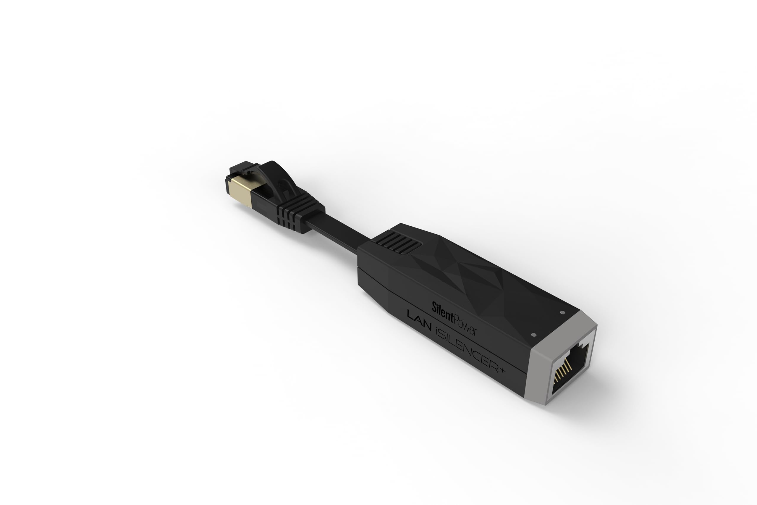 Silent Power LAN iSilencer+, filtro dal rumore Ethernet con isolamento galvanico e filtro RF, riduce il rumore e il jitter - Isolatore Gigabit RJ45 per audio ad alta risoluzione con segnale più pulito