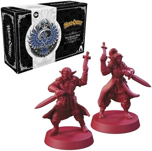 Hasbro Gaming HeroQuest Hero Collection The Rogue Heir of Elethorn Figures, Requires HeroQuest Game System to Play (Sold Separately), Multicolor, F5814