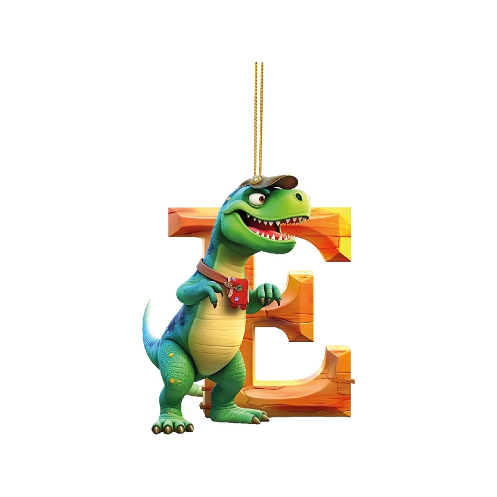 Today Lightning Deals Prime Dinosaur 26 English Letters Christmas Tree Decorations,Christmas Alphabet Letter Pendant,Christmas Tree Hanging Ornament,Christmas Decoration Home Party Decor